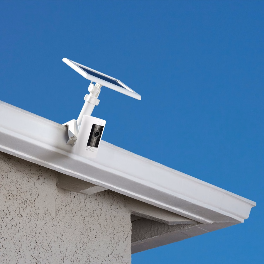 Dachrinnenhalterung für Solarmodule und Kameras
