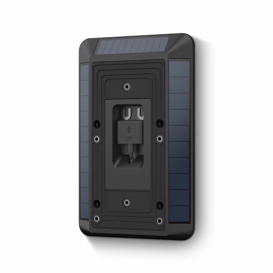 Solarladegerät für Akku-Türklingeln Video Doorbell 3, Video Doorbell 3 Plus, Video Doorbell 4, Battery Doorbell Plus, Battery Doorbell Pro