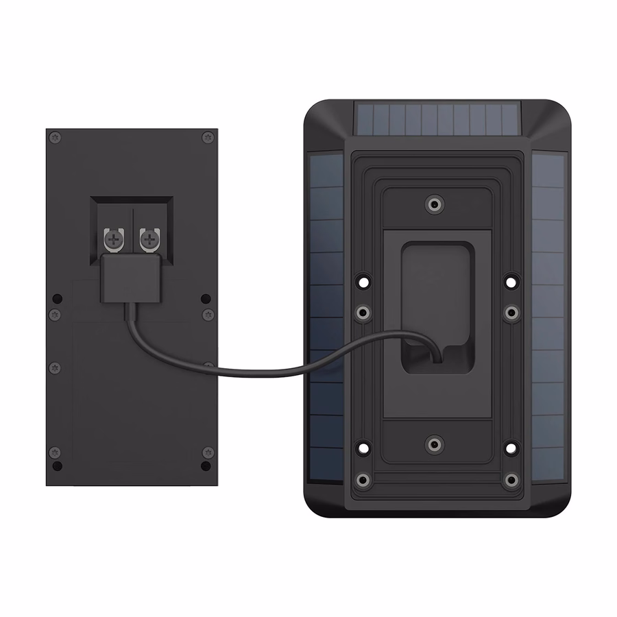 Solarladegerät für Akku-Türklingeln Video Doorbell 3, Video Doorbell 3 Plus, Video Doorbell 4, Battery Doorbell Plus, Battery Doorbell Pro