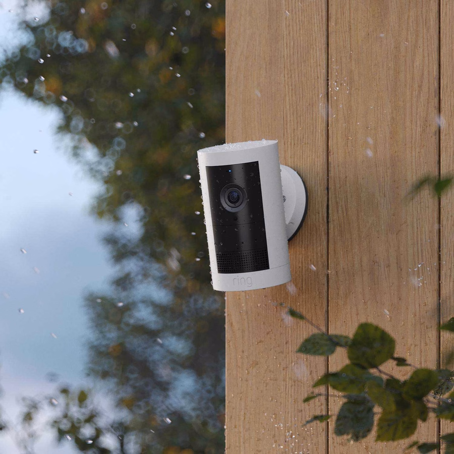 Außenkamera mit Akku + Schwenk-/Neigekamera für den Innenbereich