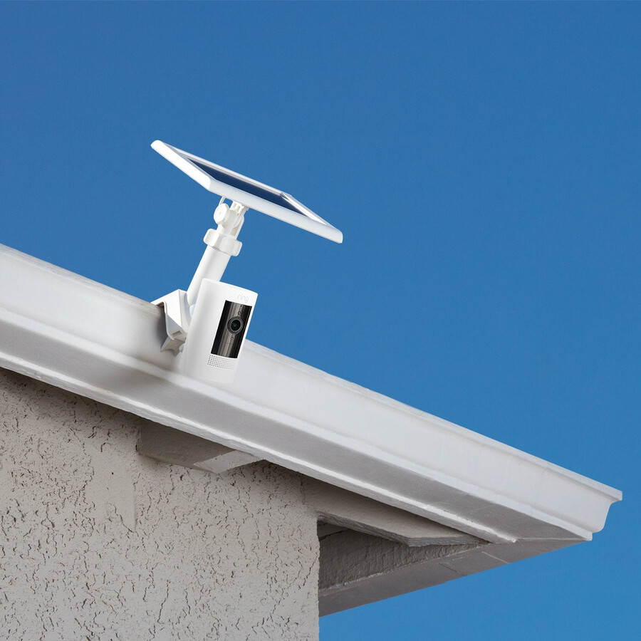 dachrinnenhalterung für solarmodule und kameras