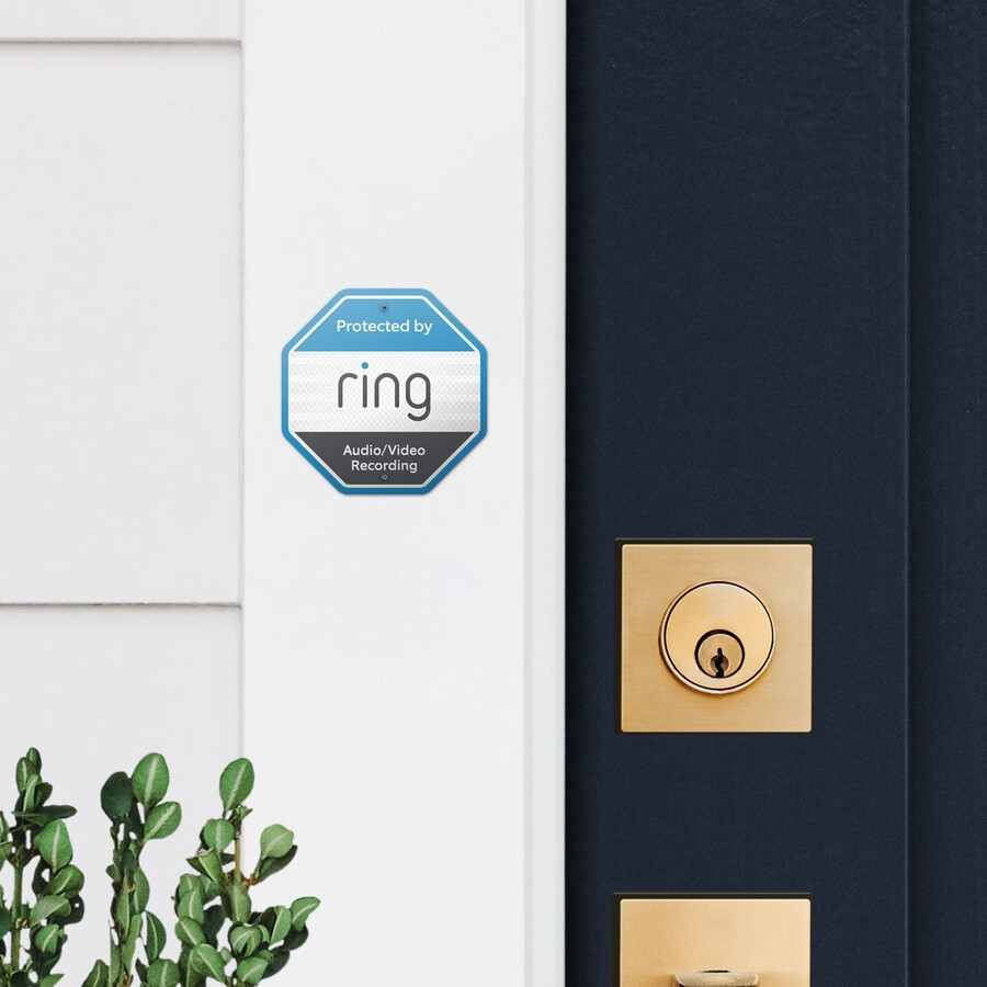 türschild von ring security