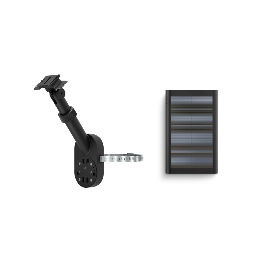 mast- und wandhalterung kleines solarpanel usb-c