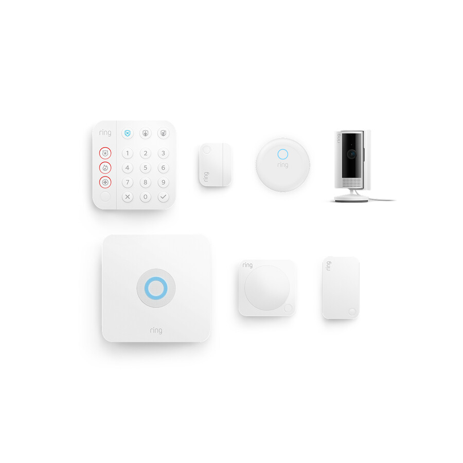 inside home basic kit – innenkamera 5-teiliger alarm