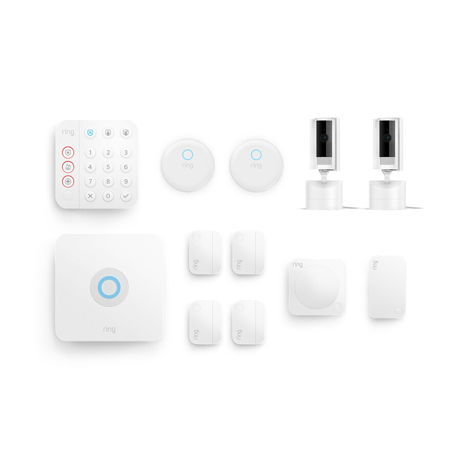 inside home deluxe kit – kameras alarm 8-teilig