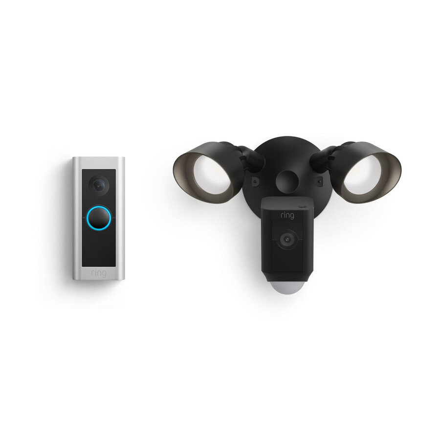wired doorbell pro video doorbell pro 2 floodlight cam wired plus bundle